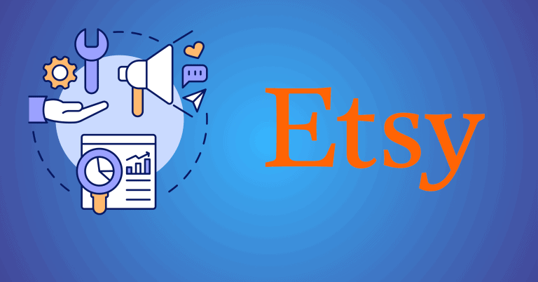 A graphic showing The best Etsy SEO tools of 2024.