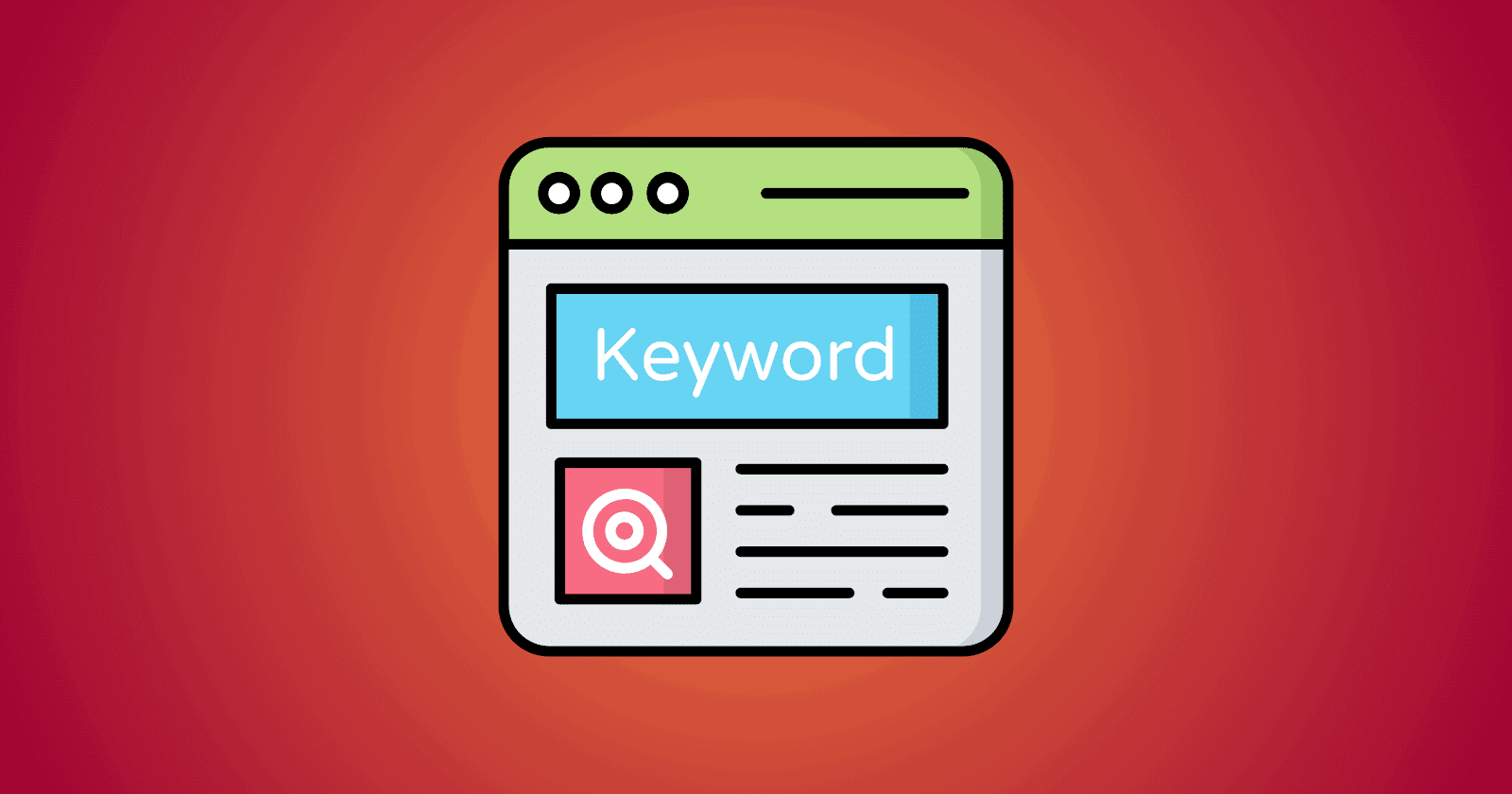 Keyword types to consider